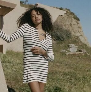 DÔEN Como Dress, Marina San Simeon Stripe, XL